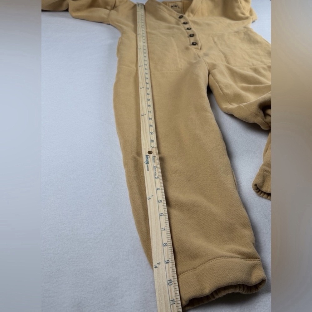 Madewell MWL Women's Betterterry Coverall Jumpsuit Onesie Heather Pepper Small - Picture 7 of 12